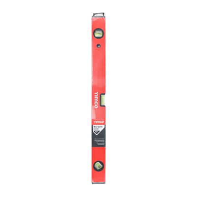 Timco - Spirit Level - Box Beam (Size 600mm - 1 Each)