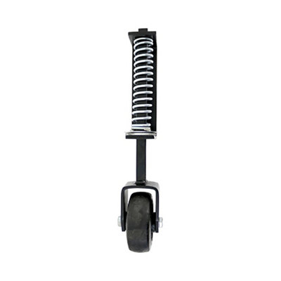 TIMCO Spring Loaded Field Gate Wheel Heavy Duty Black - 370mm