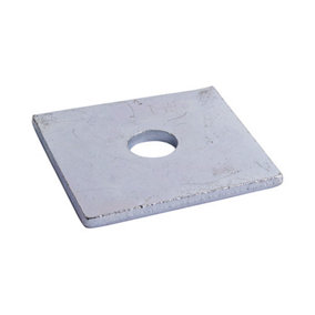 TIMCO Square Plate Washers Silver - M10 x 40 x 40 x 5 (100pcs)