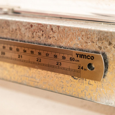 Timco - Steel Ruler (Size 600mm - 1 Each)