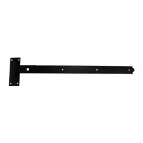 TIMCO Straight Band & Hook On Plates Hinges Black - 750mm