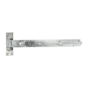 TIMCO Straight Band & Hook On Plates Hinges Hot Dipped Galvanised - 400mm (2pcs)