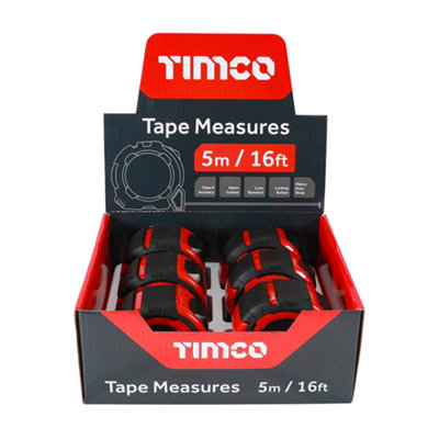 TIMCO Tape Measure - 5m/16ft x 25mm - 4