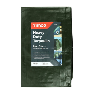 Timco - Tarpaulin - Heavy Duty (Size 2 x 3m - 1 Each)