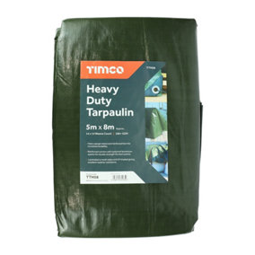 Timco - Tarpaulin - Heavy Duty (Size 5 x 8m - 1 Each)