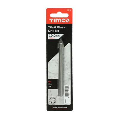 Timco - TCT Arrow Head Tile & Glass Bit (Size 10.0mm - 1 Each)