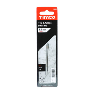Timco - TCT Arrow Head Tile & Glass Bit (Size 6.5mm - 1 Each)