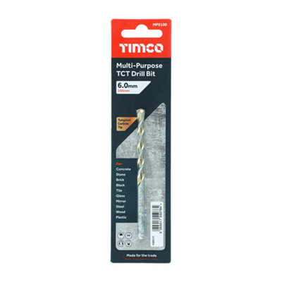 Timco - TCT Multi-Purpose Drill Bit (Size 6.0 x 100 - 1 Each)