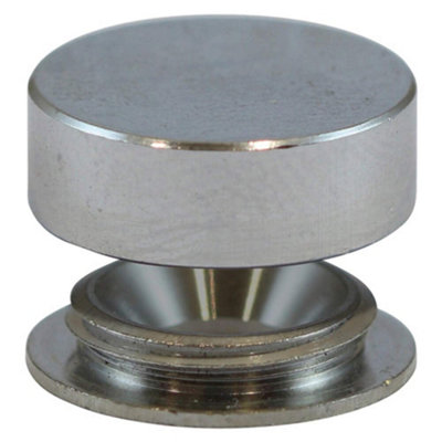 TIMCO Threaded Screw Covers Solid Brass Satin Chrome - 16mm