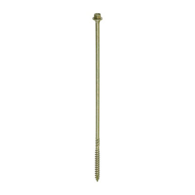 TIMCO Timber Screws Hex Flange Head Exterior Green - 6.7 x 225 (50pcs)