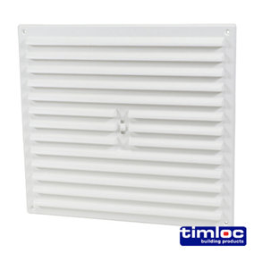 Timco - Timloc Internal Plastic Hit and Miss Louvre Grille Vent - White - 1210W (Size 260 x 235 - 1 Each)