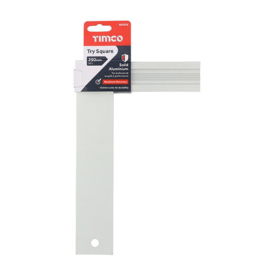Timco - Try Square (Size 250mm - 1 Each)