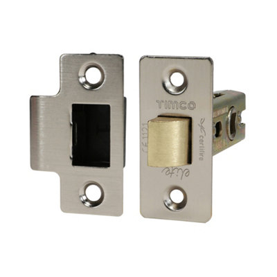 Timco - Tubular Latch - Satin Nickel (Size 67 case / 45 backset - 1 Each)