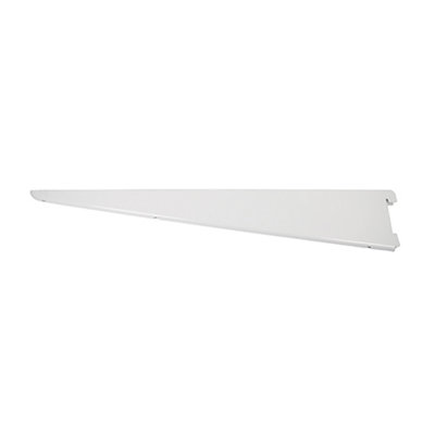 Timco Twin Slot Shelf Bracket White (Size 470mm 1 Each) DIY at B&Q