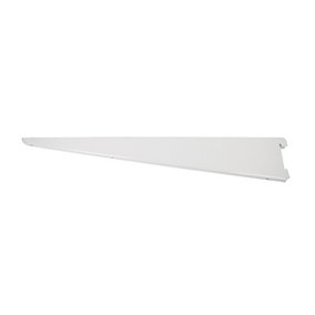 Timco - Twin Slot Shelf Bracket - White (Size 470mm - 1 Each)