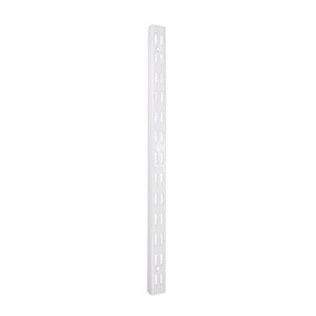 Timco - Twin Slot Upright - White (Size 1000mm - 10 Pieces)