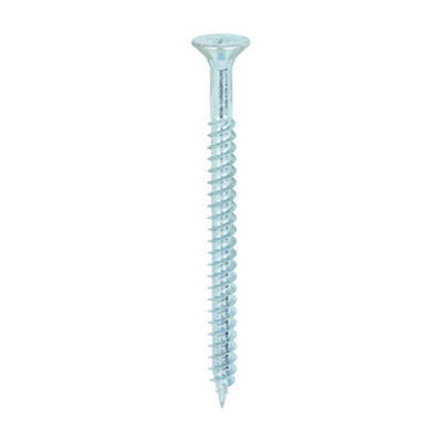 TIMCO Twin-Threaded Countersunk Silver Woodscrews - 10 x 2 1/2 | DIY at B&Q