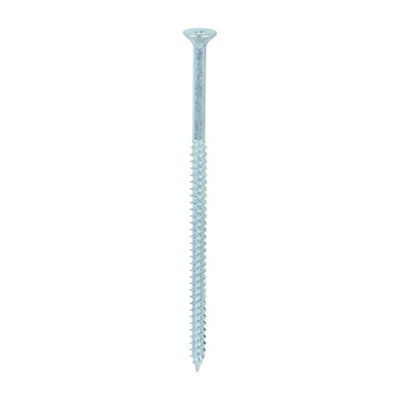 TIMCO Twin-Threaded Countersunk Silver Woodscrews - 10 x 4 (100pcs)