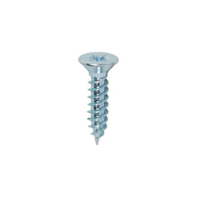 TIMCO Twin-Threaded Countersunk Silver Woodscrews - 4 x 1/2 (200pcs)