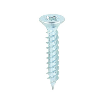 TIMCO Twin-Threaded Countersunk Silver Woodscrews - 5 x 3/4 (200pcs)