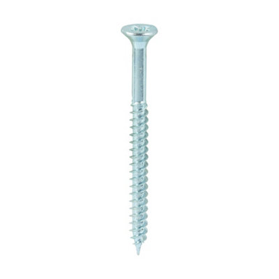 TIMCO Twin-Threaded Countersunk Silver Woodscrews - 6 x 1 3/4 (200pcs)