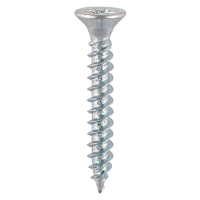 TIMCO Twin-Threaded Countersunk Silver Woodscrews - 6 x 1 (35pcs)