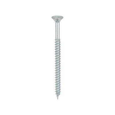 TIMCO Twin-Threaded Countersunk Silver Woodscrews - 6 x 2 (200pcs)