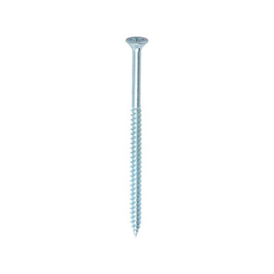 TIMCO Twin-Threaded Countersunk Silver Woodscrews - 8 x 3 (200pcs)