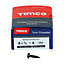 TIMCO Twin-Threaded Round Head Black Woodscrews - 8 x 5/8