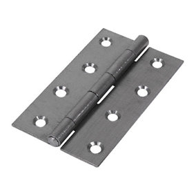 TIMCO Uncranked Butt Hinges (5050) Steel Self Colour - 100 x 58