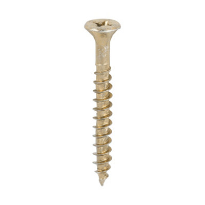 TIMCO Velocity Premium Multi-Use Countersunk Gold Woodscrews - 4.5 x 40 (200pcs)