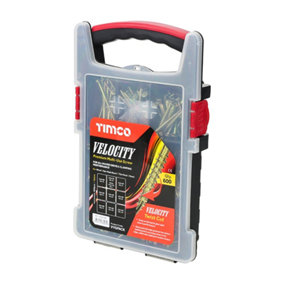 Timco - Velocity Premium Multi-Use Screws - Grab Pack - PZ - Double Countersunk - Yellow (Size 600pcs - 600 Pieces)