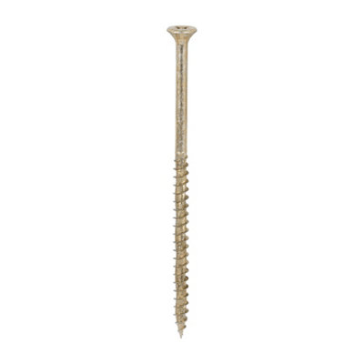 Timco - Velocity Premium Multi-Use Screws - PZ - Double Countersunk - Yellow (Size 5.0 x 100 - 1000 Pieces)
