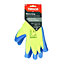 Timco - Warm Grip Gloves - Crinkle Latex Coated Polyester (Size Medium - 1 Each)
