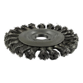 TIMCO Wheel Brush Twisted Knot Steel Wire - 125mm