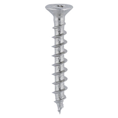 TIMCO Window Fabrication Screws Countersunk with Ribs PH Single Thread Gimlet Tip Stainless Steel - 4.3 x 20 (1000pcs)