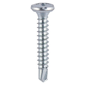 TIMCO Window Fabrication Screws Friction Stay Shallow Pan Countersunk PH Self-Tapping Self-Drilling Point Zinc - 3.9 x 16