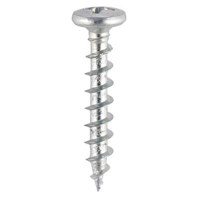 TIMCO Window Fabrication Screws Friction Stay Shallow Pan Countersunk PH Single Thread Gimlet Point Zinc - 4.3 x 20