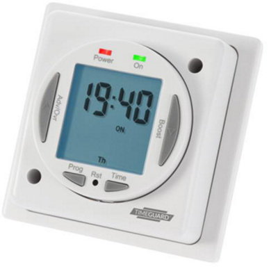Timeguard 24 Hour/7 Day Compact Electronic Immersion Heater Timeswitch Timer