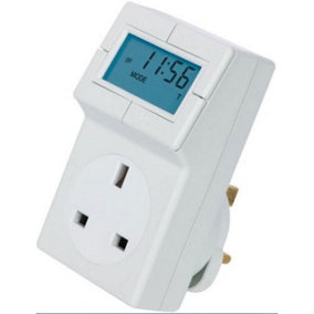 Timeguard Electronic Plug In Thermostat With 24 Hour Time Control - TRT05