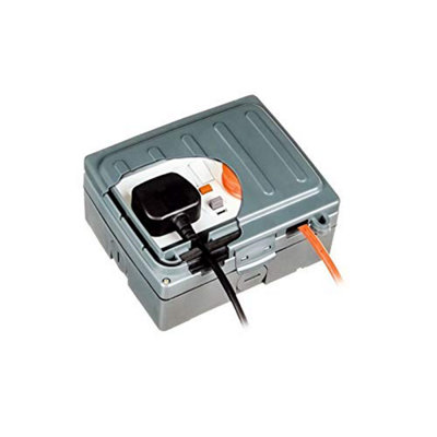 TimeGuard Outdoor Connect-2 Mini Box RCD Socket WXT204N - Weatherproof and Fast Acting