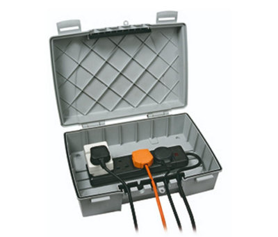 Timeguard TPS401 Outdoor IP55 Power Enclosure with Integrated 4-Gang ...