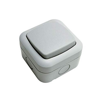 Timeguard TPSL01 Outdoor Waterproof Single Gang Switch for Efficient Control