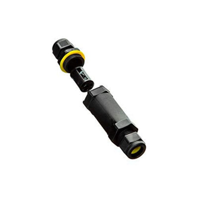 TimeGuard WXT68IL20 20A IP68 In-Line Connector with Robust Nylon Housing