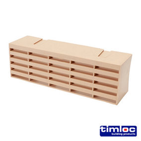 Timloc Airbrick Plastic Buff - 215 x 69 x 60mm (20pcs)