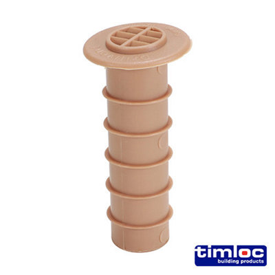 Timloc Cavity Wall Drill Vent Buff - 80 (drill hole 25mm)