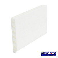 Timloc Cavity Wall Weep Vent White - 65 x 10 x 100mm