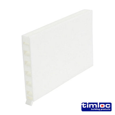 Timloc Cavity Wall Weep Vent White - 65 x 10 x 100mm