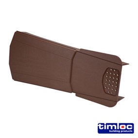 Timloc Dry Verge Unit Brown - 405 x 95/160mm