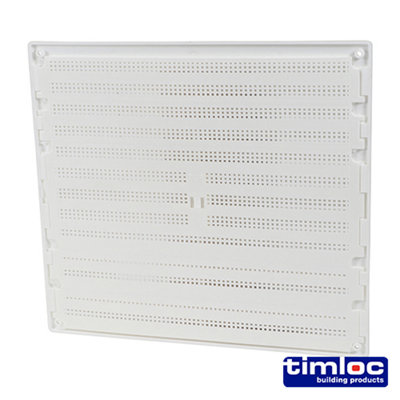Timloc Louvre Grille Vent Flyscreen White - 242 x 242mm